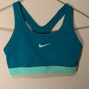 Nike Teal Dri Fit Pro Sports Bra